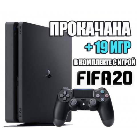 PlayStation 4 SLIM 1 TB + 19 игр #202